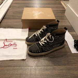 Christian Louboutin spiked sneakers